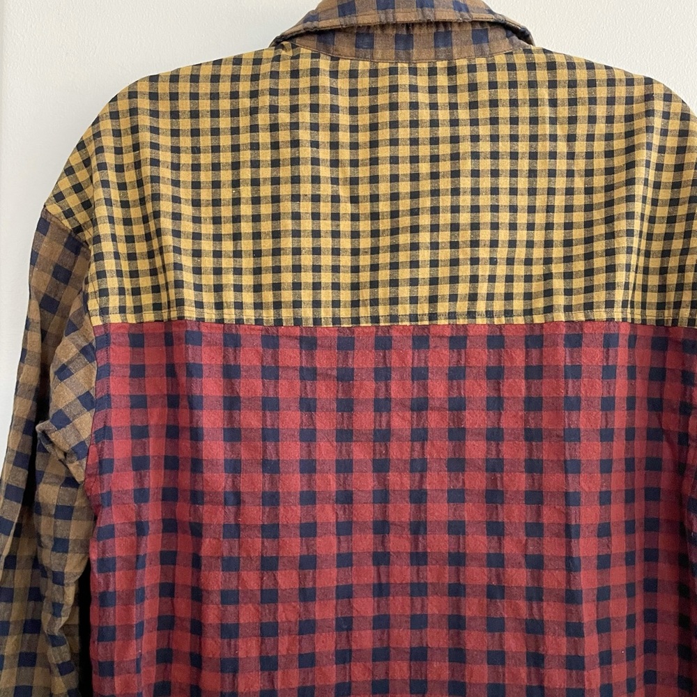 WildHoney Contrast Checked Buttondown - Picture 8 of 10
